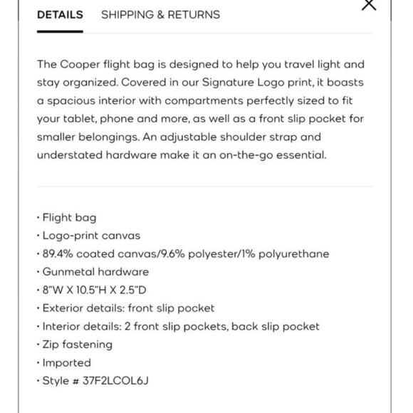 Michael Kors White and Black Crossbody Bag - Picture 16 of 16